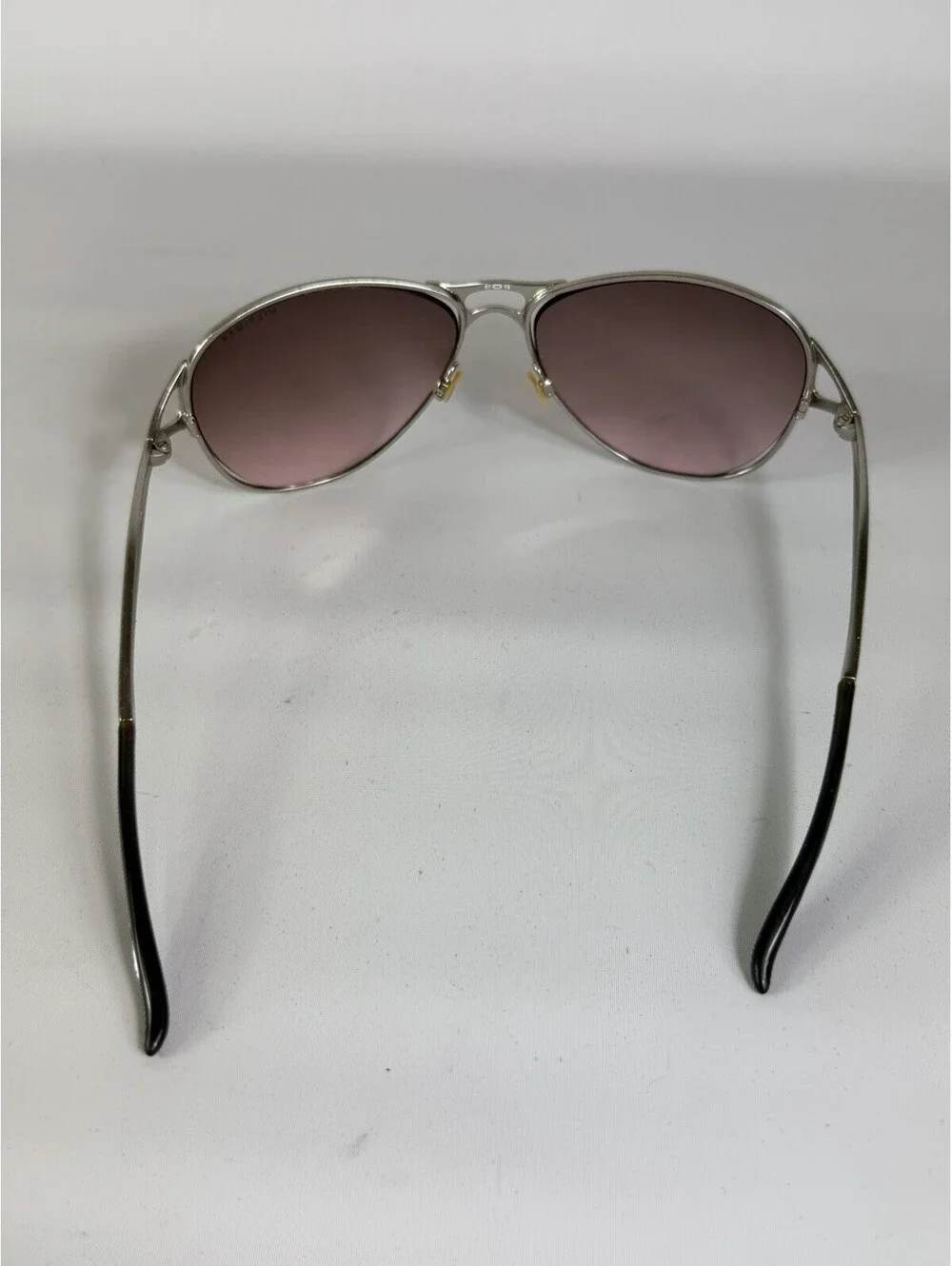 Oakley Hinder Womens Aviators Chrome Sunglasses OO4043-02
